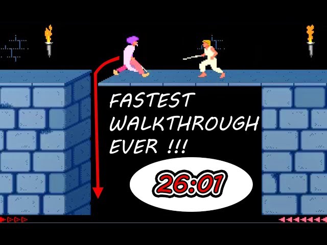 Prince of Persia (HD) - FASTEST walkthrough (26:01) without death !