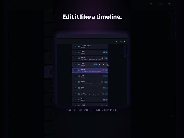 Record it once. Edit it like a timeline. Let it run. #Shorts