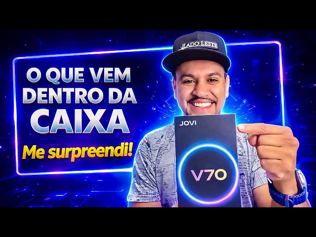 JOVI V70: O QUE VEM NA CAIXA? 📦 Surpresa REVELADA
