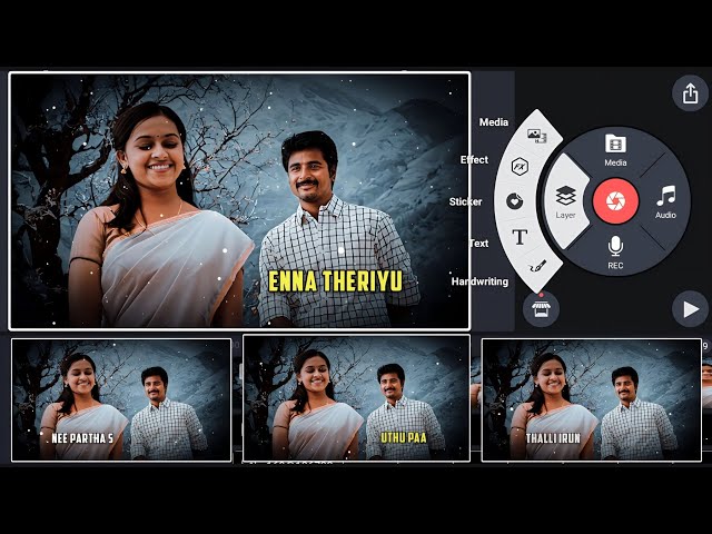 How to Create Lyrics WhatsApp Status Video Editing in Kinemaster