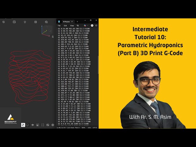 10 BG Intermediate Tutorial Hydroponic 3D Printing G-Code