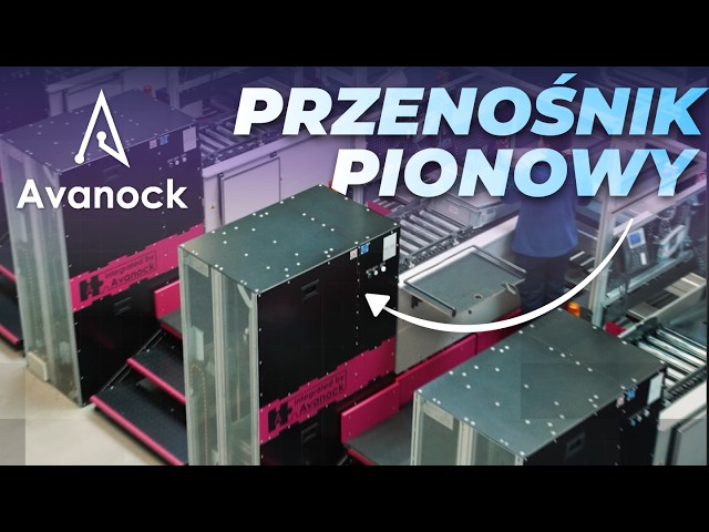 Przenośnik pionowy od Avanock: Kompaktowa moc dla Twojej logistyki ⬆️