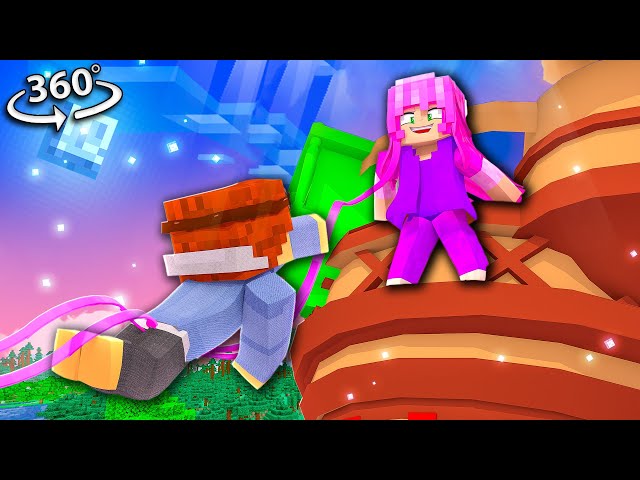 Escaping FAIRY TALES in 360 Minecraft!