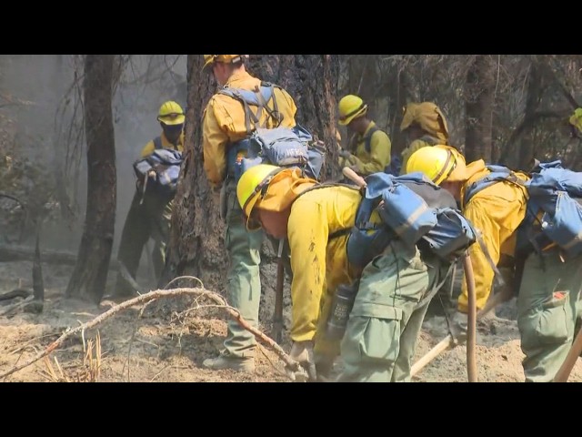 International crews provide aid as Little Giant Fire burns in central Washington