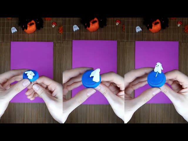 How to Make a Spinning Ghost | Fun Halloween DIY Idea