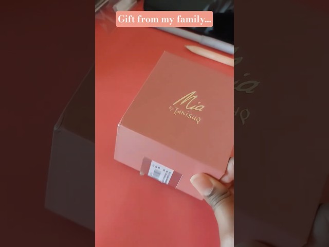 Gift from my parents...🥰 #aesthetic #gift #unboxing #silver