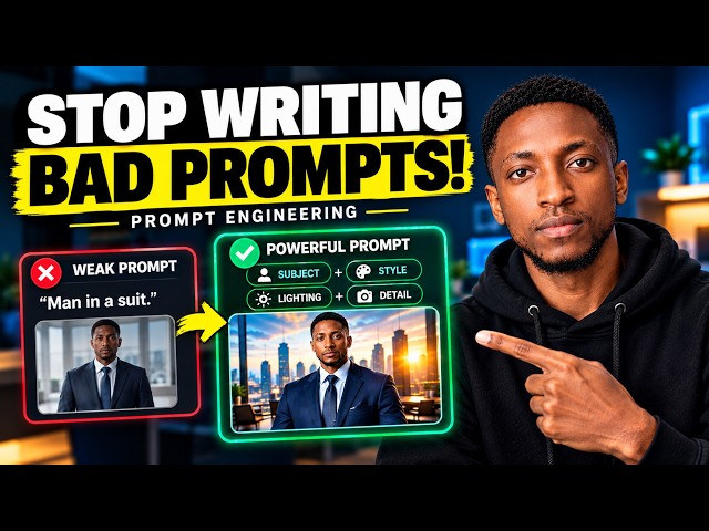 STOP Writing Bad Prompts! Learn Prompt Engineering for Generative AI