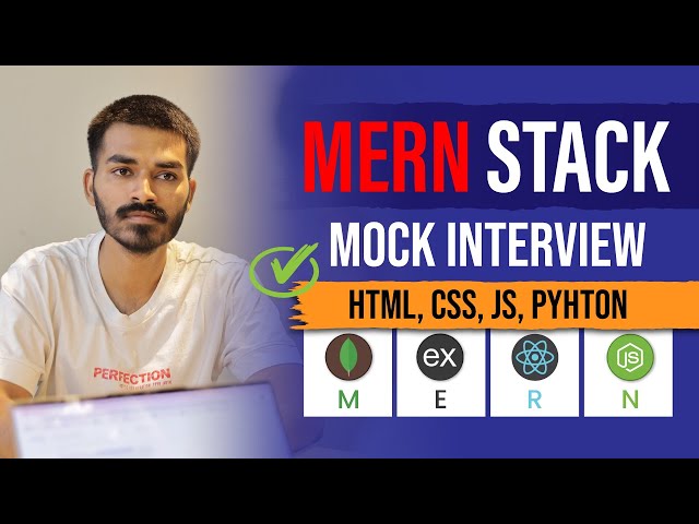 MERN Stack Interview PREP | ✅Live Mock Interview + React HR Q&A | Kiran Sir
