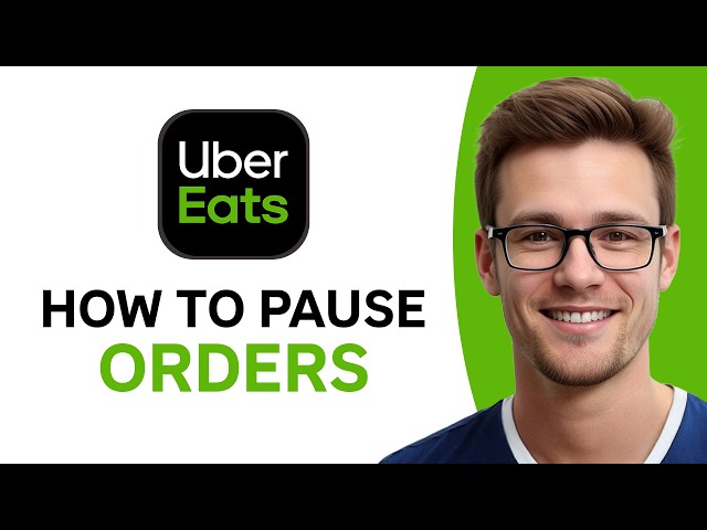 How To Pause Uber Eats Orders (WORKING 2026!)