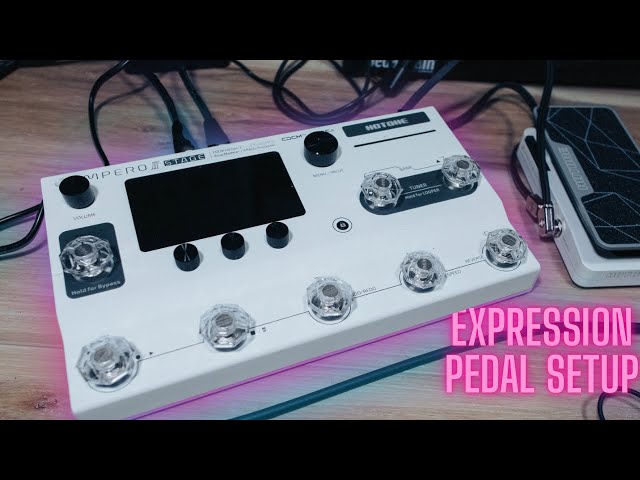 Ampero II Stage Expression Pedal Setup