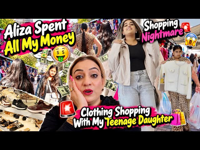 ‼️Part 26 Aliza Spent All My Money🤑💸🚨Shopping Nightmare Clothing Shopping With My Teenage Daughter
