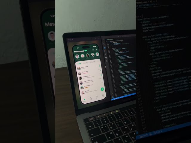 Flutter code using creat chat app clone 💬💫 UI#Flutter#coding #shorts#youtubeshorts #tranding