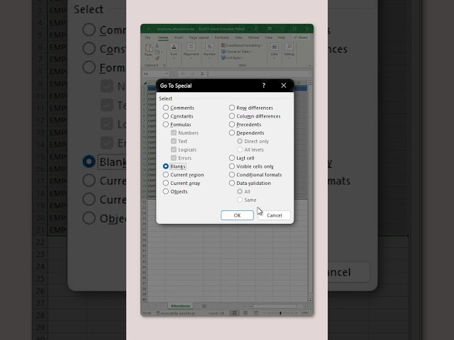 Fill Blank Cells Instantly in Excel 📊