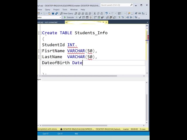 🛠️ SQL CREATE TABLE | How to Create a Table in SQL (Beginner’s Guide)