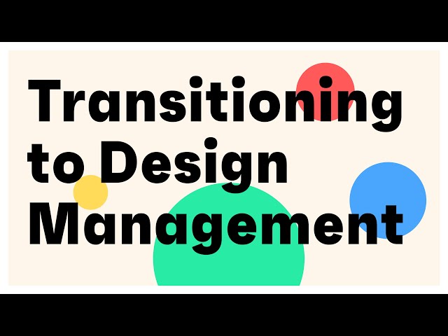 Starting your career as a Design Manager