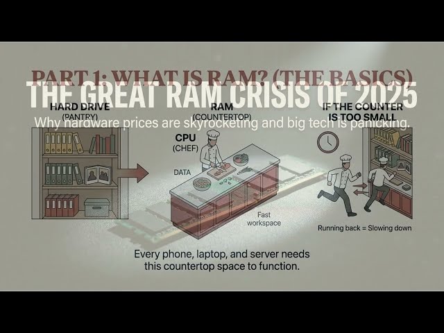The Real Reason Tech Companies Are Hoarding RAM (It’s Not What You Think)
