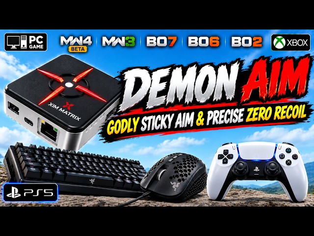 Xim Matrix Godly Sticky Tracking & Laser Zero Recoil Config For WZ + BO7 (All FPS Shooters)