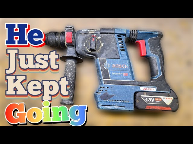 How to repair a smashed up Bosch GBH 18V-26F hammer drill for cheap. 