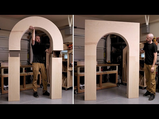 Build a 3D Arch Backdrop That Fits in Your Car!