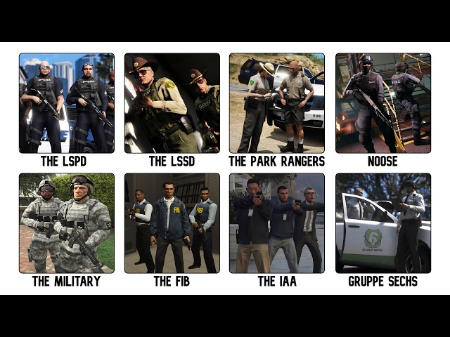 Every Police Force In GTA 5 Explained