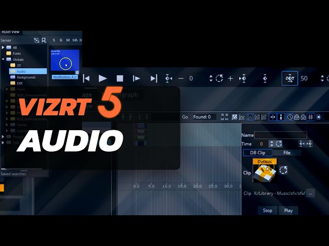 How to Import and Setup Audio in Vizrt 5 (Step-by-Step Tutorial)