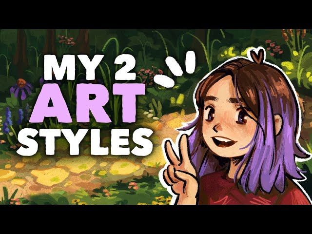 My TWO Main Art Styles & Digital art Process