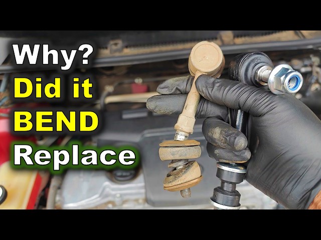 Stop Loud BANGS over Small Bumps - Replace Worn Sway Bar End Link 2006 - 2018 Rav4