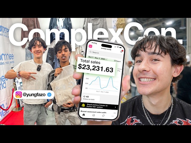 pov: you dropped a collection at ComplexCon