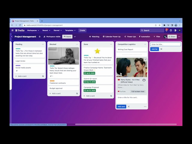 Trello Guide for Team Leads: Lists and Cards Advanced