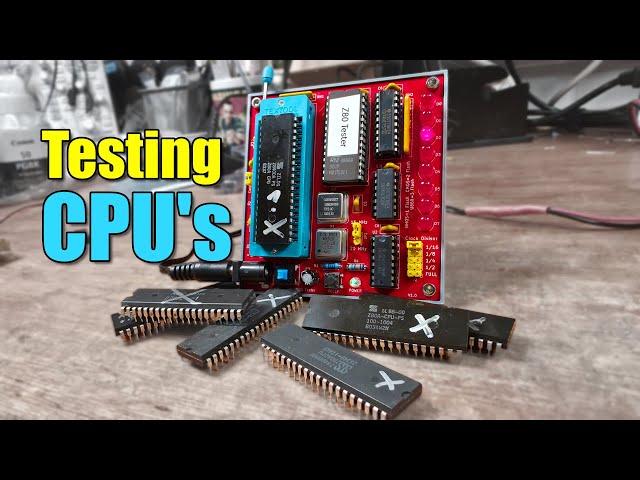 Building a CPU Tester for Z80 CPUs