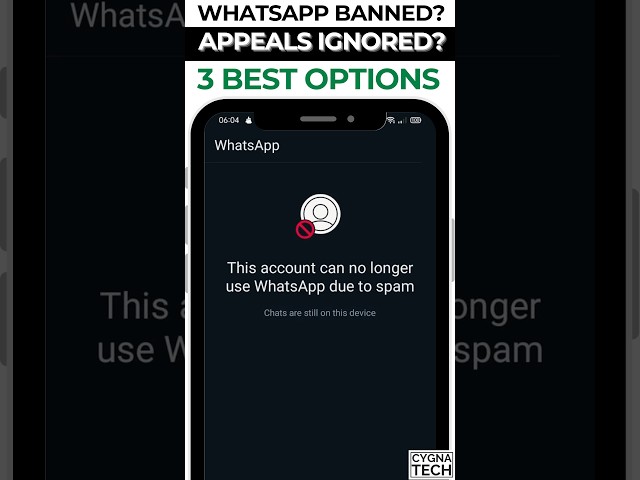 🚫 WhatsApp Permanently Banned? Appeals Ignored? 3 Options to Get Out of This Problem