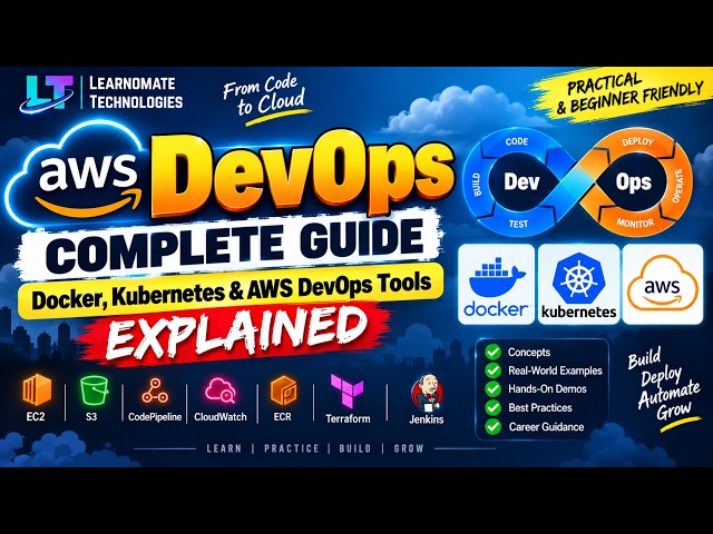 AWS DevOps Complete Guide  Docker, Kubernetes & AWS DevOps Tools Explained Learnomate Technologies |
