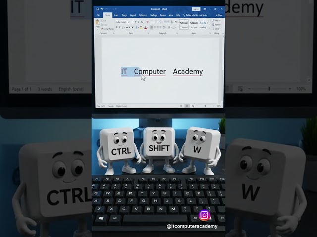 Underline Only Words In Microsoft Word | #shortcut #microsoftword #shorts #word |