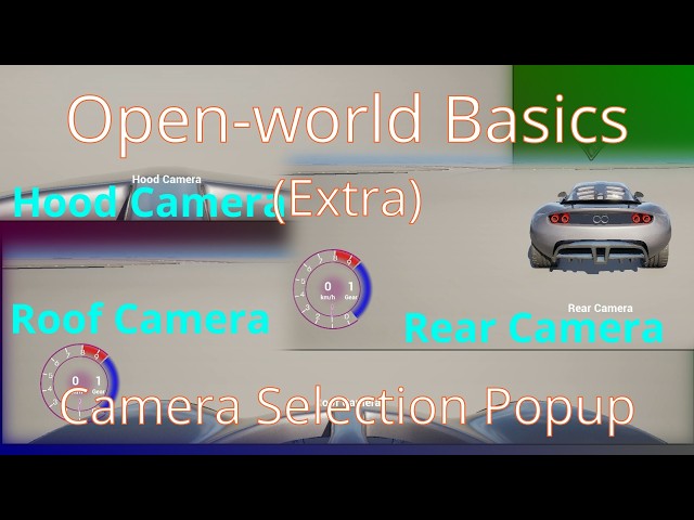 Open-world Level: Camera Selection Popup