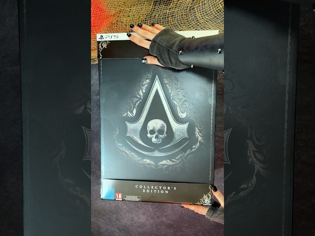 Assassin's Creed 🏴‍☠️ Black Flag RESYNCED Collector's Edition Unboxing #assassinscreed