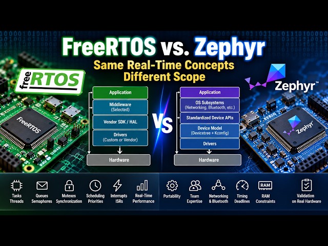 FreeRTOS vs Zephyr