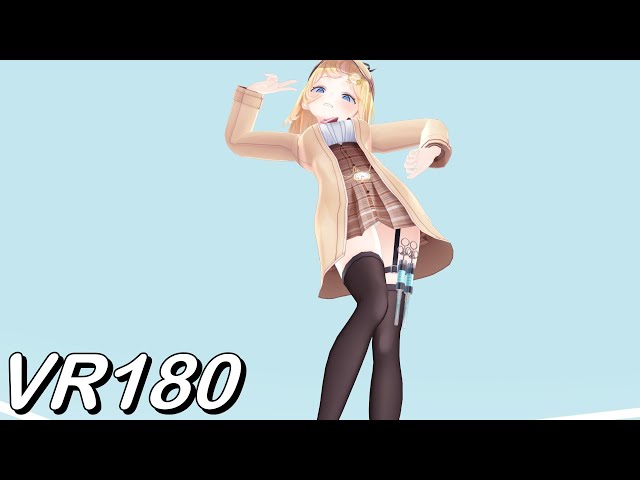【VR180】Bibidiba - Watson Amelia  180deg【Hololive MMD 8K】 M injected