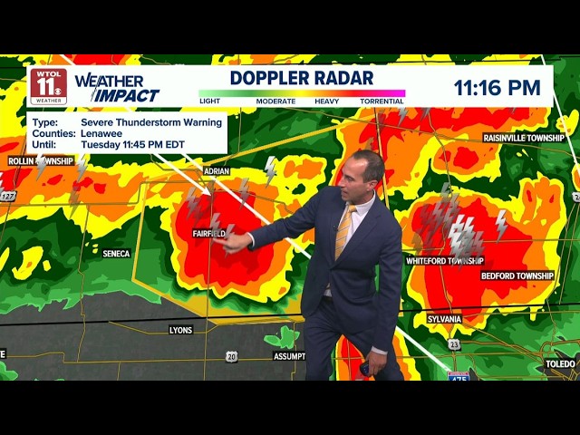 Storms and showers possible overnight, into Wednesday | WTOL 11 Weather