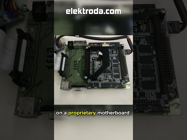 Retro railway on-board computer from a Polish company - teardown and first boot after years!