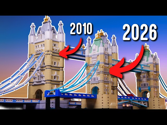 LEGO London Tower Bridge Comparison (2026 vs 2010)