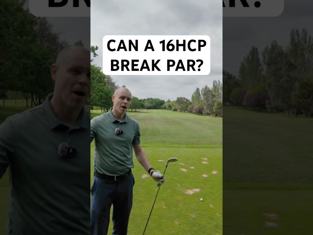 Can a 16 Handicap Break Par in 3 Holes? #golf