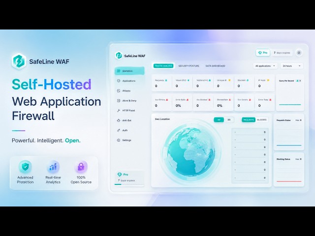 I Tried a Self-Hosted WAF on Linux — SafeLine WAF