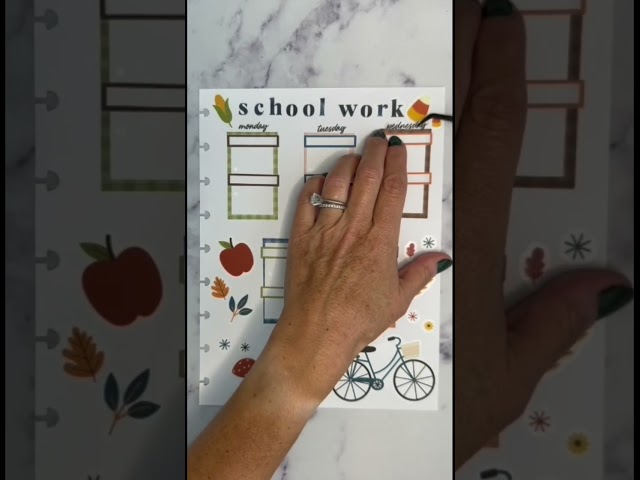 Back to school! Keep track of important assignments so you don’t miss anything. #short #school
