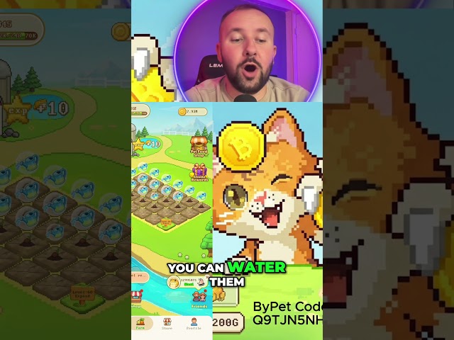 Plant, Grow, Harvest, Sell - Earn Bitcoin - ByPet