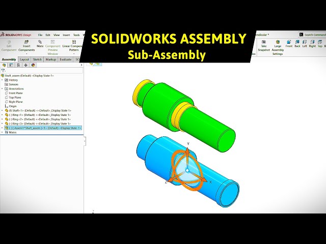 SOLIDWORKS Sub-Assembly Tutorial | SOLIDWORKS Assembly Tutorial