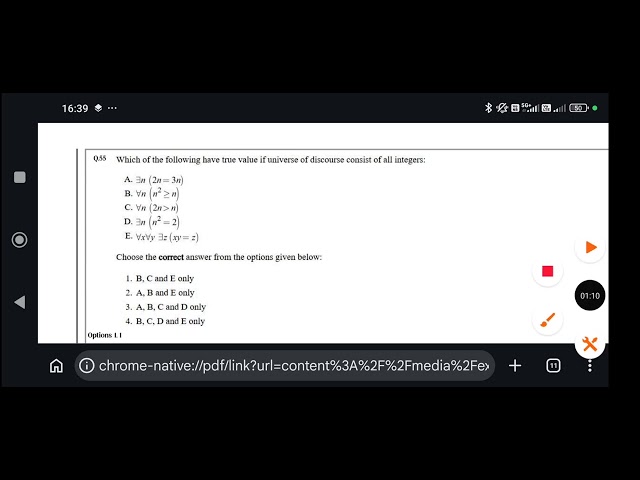 properties of integers and quantifiers in ugcnet