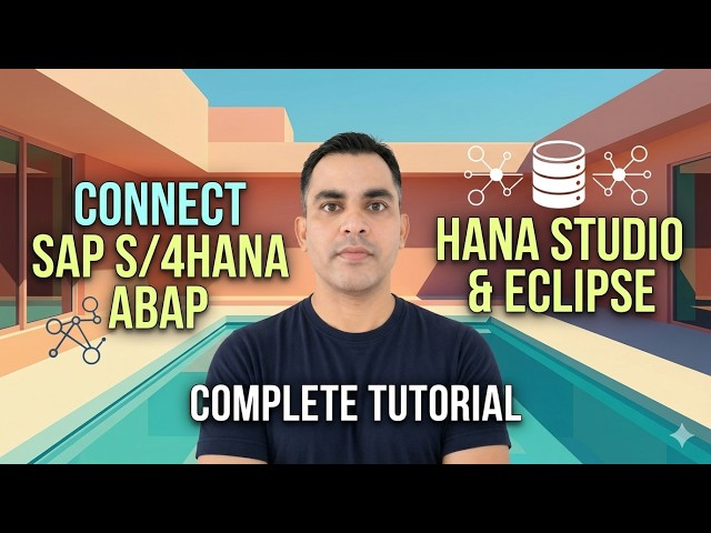 How To Connect S4HANA ABAP System With HANA Studio & Eclipse| Complete Tutorial