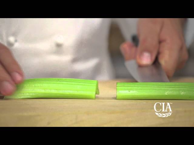 Practice Your Knife Skills—Dicing Celery