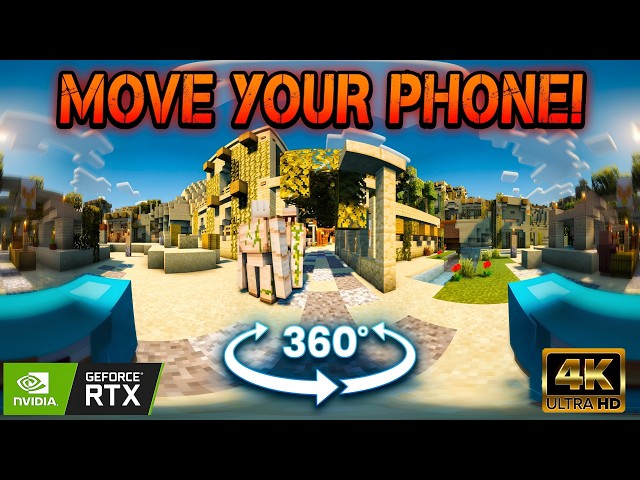 YOU CONTROL THE CAMERA IN THIS MINECRAFT VIDEO (360°)