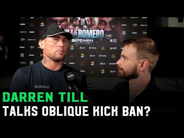 Darren Till not scared of Yoel Romero: "I'm a real fighter, I'll fight anyone"